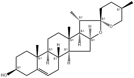 薯蓣皂素,512-04-9,结构式
