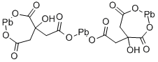 Lead citrate Struktur