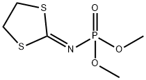 N-(1,3-Dithiolan-2-ylidene)phosporamidic acid dimethyl ester Structure