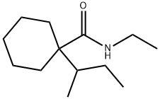 N-ethyl-1-(1-methylpropyl)cyclohexanecarboxamide Structure
