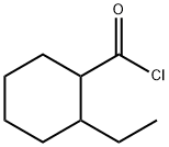 Cyclohexanecarbonyl chloride, 2-ethyl- (9CI) Struktur