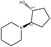 TRANS-2-(PIPERIDIN-1-YL)CYCLOPENTANOL Structure