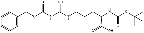 Nα-BOC-Nω-CBZ-L-精氨酸,51219-18-2,结构式