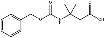 3-{[(benzyloxy)carbonyl]aMino}-3-Methylbutanoic acid Struktur