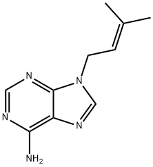 9-(3-Methyl-2-butenyl)-9H-purin-6-amine Structure