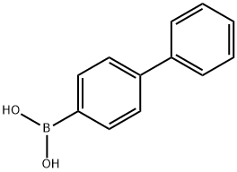 4-ビフェニルボロン酸 化学構造式