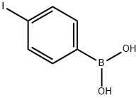 4-ヨードフェニルボロン酸 化学構造式