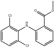 2-(2,6-DICHLORO-PHENYLAMINO)-BENZOIC ACID METHYL ESTER Struktur