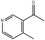 1-(4-Methyl-3-pyridinyl)-ethanone 化学構造式