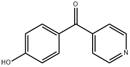 (4-羟基苯基)(4-吡啶基)甲酮 结构式
