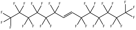 TRANS-1,2-ビス(パーフルオロヘキシル)エチレン 化学構造式