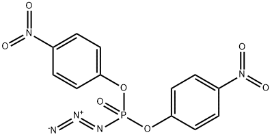 ビス(P-ニトロフェニル)アジドホスホナート 化学構造式