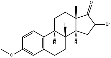 16-Bromo-3-methoxy-1,3,5(10)-estratrien-17-one Struktur