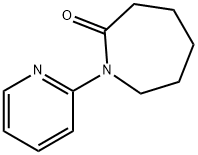 Hexahydro-1-(2-pyridyl)-2H-azepin-2-one Struktur