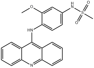 安吖啶, 51264-14-3, 结构式