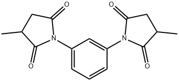 1,1'-(1,3-phenylene)bis[3-methylpyrrolidine-2,5-dione] 结构式