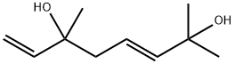 2,6-Dimethyl-3,7-octadiene-2,6-diol 化学構造式