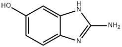 1H-Benzimidazol-5-ol,2-amino-(9CI) Struktur