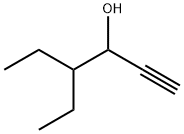 4-エチル-1-ヘキシン-3-オール 化学構造式