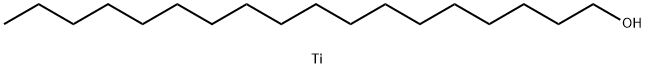 オルトチタン酸  テトラオクタデシル 化学構造式