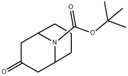 N-Boc-9-azabicyclo[3.3.1]nonan-3-one Struktur