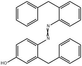 3-(Phenylmethyl)-4-[[2-(phenylmethyl)phenyl]azo]phenol Structure