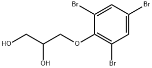 3-(2,4,6-tribromophenoxy)propane-1,2-diol  Struktur