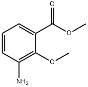 3-氨基-2-甲氧基苯甲酸甲酯 结构式