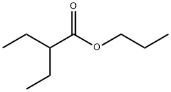 PROPYL-2-ETHYLBUTANOATE Struktur