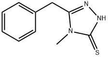5-苄基-4-甲基-2,4-二氢-3H-1,2,4-三唑-3-硫酮, 51291-31-7, 结构式