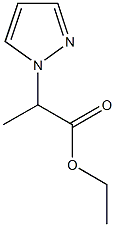 ethyl 2-(1H-pyrazol-1-yl)propanoate Struktur