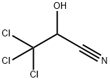 3,3,3-トリクロロ-2-ヒドロキシプロパンニトリル 化学構造式