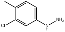 1-(3-CHLORO-4-METHYLPHENYL)HYDRAZINE, 51304-65-5, 结构式