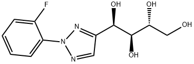 (1R,2S,3R)-1-[2-(2-Fluorophenyl)-2H-1,2,3-triazol-4-yl]-1,2,3,4-butanetetrol Structure