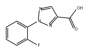 2-(2-fluorophenyl)-2H-1,2,3-triazole-4-carboxylic acid Structure
