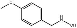 N-(4-メトキシベンジル)ヒドロキシルアミン 化学構造式
