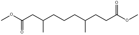 3,7-Dimethyldecanedioic acid dimethyl ester Struktur