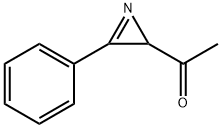 Ethanone, 1-(3-phenyl-2H-azirin-2-yl)- (9CI) Struktur