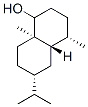 (2R,4aα,8aβ)-デカヒドロ-α,α,4a,8β-テトラメチル-2α-ナフタレンメタノール 化学構造式