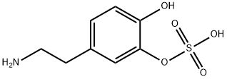 4-(2-aminoethyl)-1-hydroxy-2-sulfooxy-benzene, 51317-41-0, 结构式