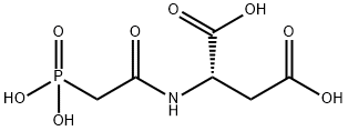 N-(ホスホノアセチル)-L-アスパラギン酸 化学構造式