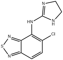 チザニジン 化学構造式