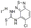 (5-Chloro-2,1,3-benzothiadiazol-4-yl)-carbaMiMidothioic Acid Methyl Ester Monohydriodide Structure