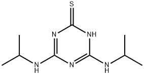 4,6-ビス(イソプロピルアミノ)-1,3,5-トリアジン-2-チオール 化学構造式