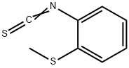 2-(メチルチオ)フェニルイソチオシアナート 化学構造式