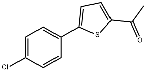 1-[5-(4-CHLOROPHENYL)-2-THIENYL]-1-ETHANONE Struktur