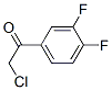 2-Chloro-3',4'-Difluoroacetophenone Struktur