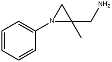 2-Aziridinemethanamine,  2-methyl-1-phenyl-,51338-49-9,结构式