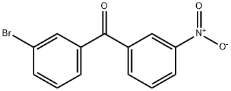 (3-溴苯基)(3-硝基苯基)甲酮, 51339-38-9, 结构式