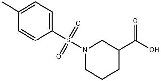 1-(甲苯-4-磺酰基)-哌啶-3-羧酸 结构式
